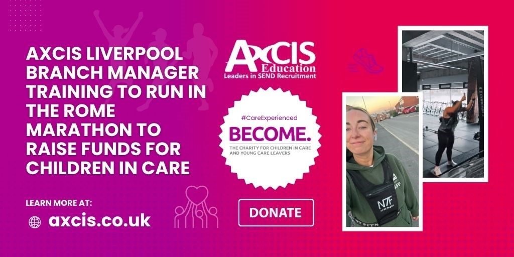 Axcis Liverpool Branch Manager training to run in the Rome marathon to raise funds for children in care